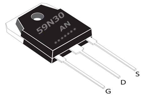 N沟道增强型59A/300V MOSFET